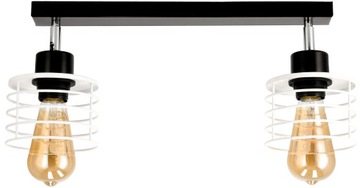 Lampa Sufitowa Kinkiet LED KLOSZ BIAŁY 2XE27