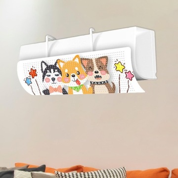 Дефлектор кондиционера, ветрозащитная перегородка, легкая установка, дефлектор воздуха, собака