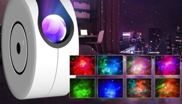ПРОЕКТОР STARS SKY PROJECTOR COSMOS СВЕТОДИОДНЫЙ ЛАЗЕРНЫЙ НОЧНИК С УДАЛЕННЫМ ДИНАМИКОМ