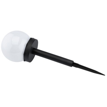 12 светодиодных садовых ламп SOLAR BALL WHITE 10 см