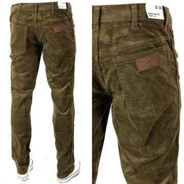 WRANGLER TEXAS SLIM JEANS PROSTE Sztruks _ W30 L32