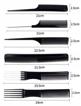 НАБОР ПАРИКМАХЕРСКИХ РАСЧЕСОК, 10 ШТ. В ФОРМАТЕ