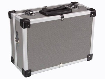 Walizka case aluminiowa 320 x 230 x 155mm - szara