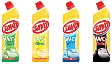 Żel do toalety SAVO - Turbo / 750 ml