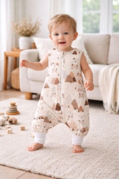 Конверт на ножках, манжета хлопчатобумажный, 15 см / 6-12 мес.