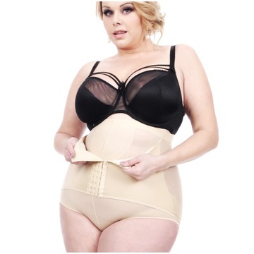 Orirose Wysokie majtki mocno WYSZCZUPLAJĄCE brzuch modelujące talię SIZE+