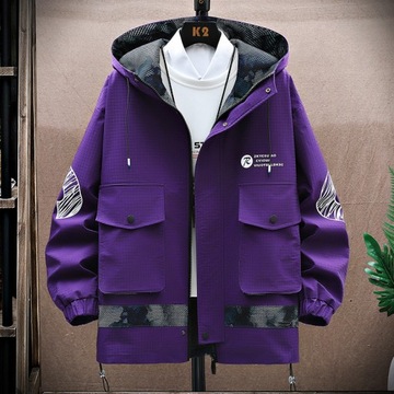 2023 New Spring Men Hooded Jacket Breathable Outwe