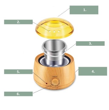 WAX HEATER Твердый воск для удаления волос 100 Вт