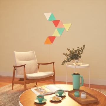 Набор Nanoleaf Shapes Triangles из 9 декоративных современных светодиодных панелей