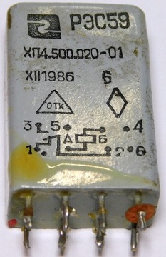 Przekaźnik RES59 HP4500020 2200om [M1-TR]1