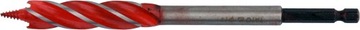 WIERTŁO DO DREWNA 14MM 4-OSTRZOWE HEX STAL HRC