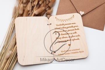 Подарочная открытка НА РОЖДЕНИЕ ОДИН ГОД сувенир РЕБЕНКУ 2 3 4 5 лет гравер