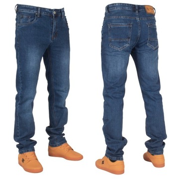 Spodnie męskie jeans W:39 102 CM L:32 granat