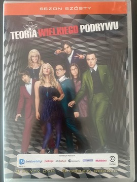 Serial Teoria wielkiego podrywu. Sezon 6 płyta DVD folia
