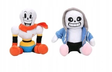 БОЛЬШИЕ мягкие игрушки UNDERTALE Sans Papirus 2 шт - 30 см