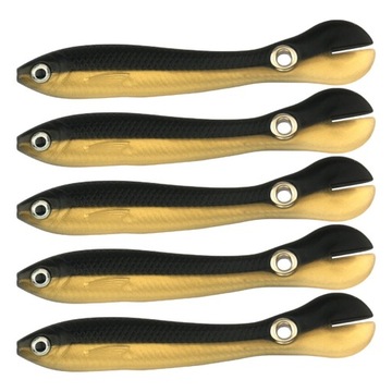 5 мягких рыболовных приманок Small Loach Bionic Fake