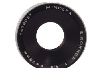 MINOLTA E.ROKKOR 4.5/75MM - очень хорошее состояние