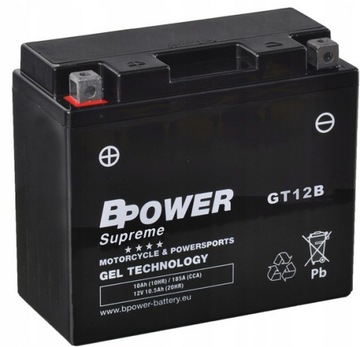 AKUMULATOR BPower GT12B YT12B-BS XVS650