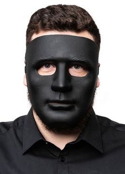 Maska na twarz CZARNA