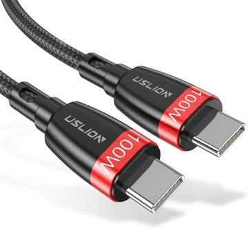 USLION KABEL USB-C Type-C PD 100W Quick Charge 1m