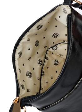 СУМКА MONNARI Черная СУМКА Mailman С РЕМЕНЕМ С ЛОГОТИПОМ