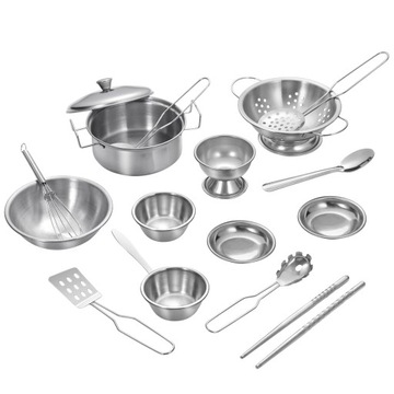 Plastikowe naczynia Pan Zagraj w garnki Patelnie