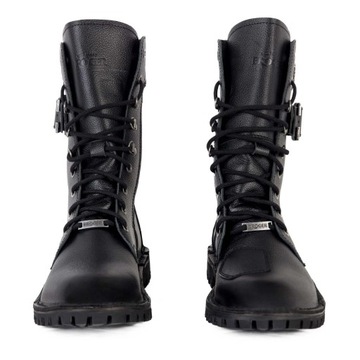 Мотоциклетные ботинки BROGER OHIO BLACK, черные, БЕСПЛАТНО