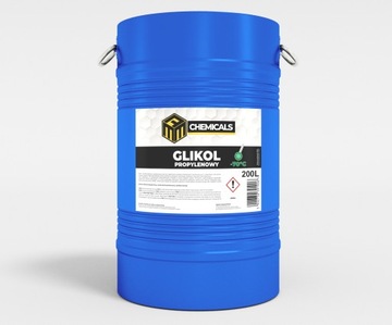 KONCENTRAT GLIKOL PROPYLENOWY solarny -70°C nie zamarza antykorozyjny 200L