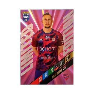 RAKÓW CZĘSTOCHOWA LIMITED EDITION KOMPLET 11 KARTY PIŁKARSKIE FIFA 365 2024