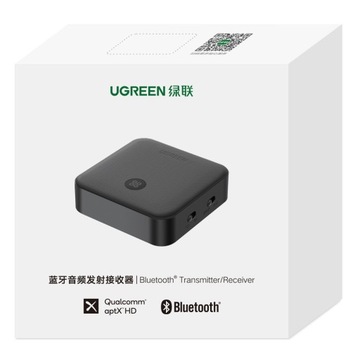 UGREEN ПЕРЕДАТЧИК ПРИЕМНИК BLUETOOTH 5.0 МИНИ-ДЖЕК SPDIF АДАПТЕР ПЕРЕДАТЧИК
