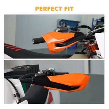 Поручни, поручни KTM Husqvarna, оранжевые листья