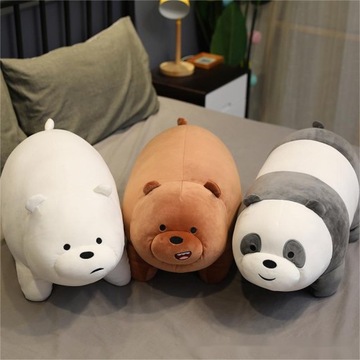 3-piece We Bare Bears Plush Toy Pillow