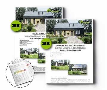 Projekt domu Pióro Architekci-21 Wersja podstawowa