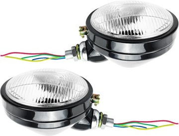 LAMPY PRZEDNIE REFLEKTORY PRZEDNIE URSUS C-330 C-360 LAMPA METALOWA KOMPLET