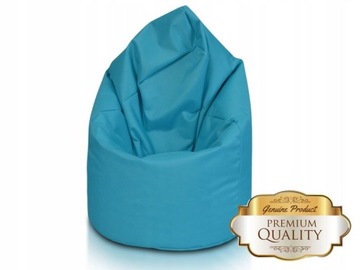 140x100 NOWOCZESNA PUFA DO POKOJU NIEBIESKI WOREK