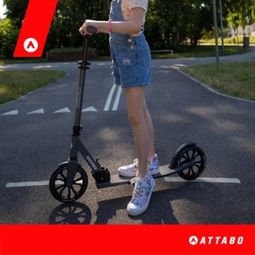 Детский самокат ATTABO 205, серый ATB-205