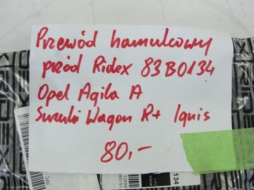 PŘÍVOD BRZDOVÝ PŘEDNÍ OPEL AGILA A SUZUKI IGNIS VAGÓN R+ 83B0134