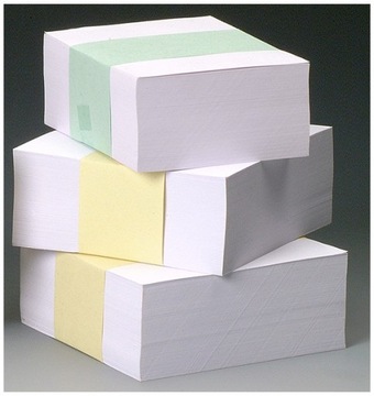 BLOK z KARTECZKAMI Białe Luzem 85x85x35mm HAS Super ORGANIZACJA do Biura