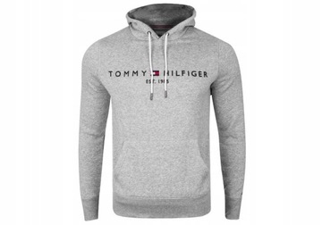 Bluza Tommy Hilfiger z kapturem szary r. M