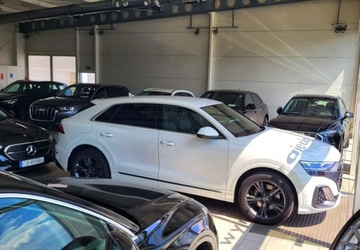 Audi Q8 SUV 3.0 45 TDI 231KM 2023 Audi Q8 Salon Polska Sline zawieszenie pneumatyczne , radary,marix 3.0, zdjęcie 5