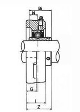 ПОДШИПНИКОВЫЙ БЛОК UCFL 204 CX САМОВАЛИВАЮЩИЙСЯ ПОДШИПНИК