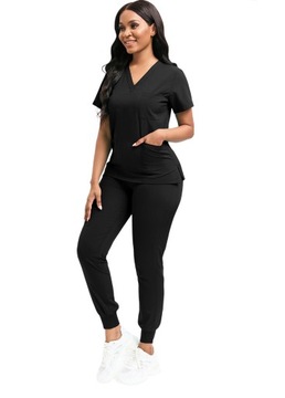 KOMPLET MEDYCZNY KOSZULKA SPODNIE UNIFORM DAMSKI, XL