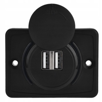 GNIAZDO SAMOCHODOWE ŁADOWARKA 3,1A USB 12V 24V