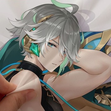 НАВУШКА 50 Х 150 СМ DAKIMAKURA ANIME ALHAITHAM GENSHIN IMPACT