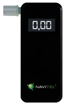 Osobisty ALKOMAT NAVITEL ALC 01 - czarny + 5 x USTNIKI + KALIBRACJA