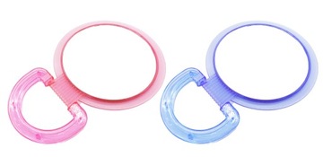 LUSTERKO DWUSTRONNE POWIĘKSZAJĄCE STOJĄCE OKRĄGŁE