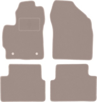 Velurové autokoberce: Toyota Auris I hatchback (2007-2012)