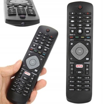 ПУЛЬТ ДИСТАНЦИОННОГО УПРАВЛЕНИЯ ДЛЯ PHILIPS NETFLIX 4K SMART LED/4K/UHD UNIVERSAL