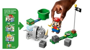 LEGO 71420 SUPER MARIO НОСОРОГИ РАМБИ