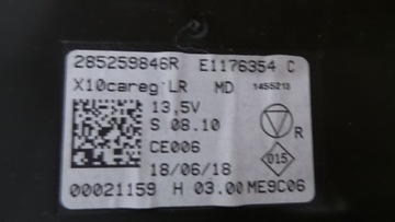 MODUL ŘÍZENÍ KLIMATIZACE RENAULT ZOE 285259846R